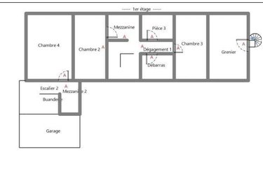 Maison a vendre Sougé 36500 Indre 175 m2 8 pièces 80625 euros