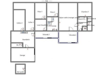 Maison a vendre Sougé 36500 Indre 175 m2 8 pièces 80625 euros