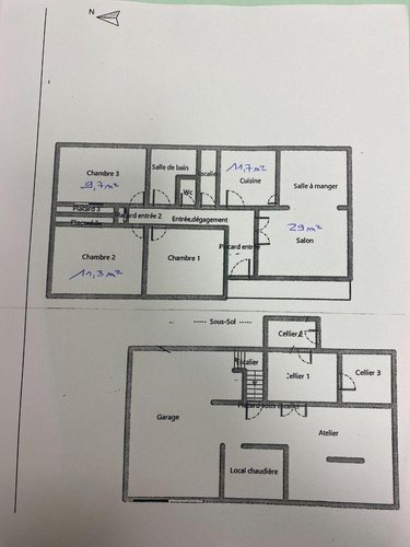 Maison a vendre Saint-Genou 36500 Indre 90 m2 4 pièces 91300 euros