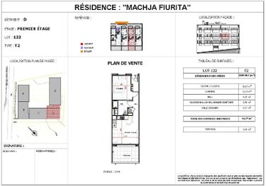 Appartement a vendre Pietrosella 20166 Corse-du-Sud 41 m2 2 pièces 230000 euros