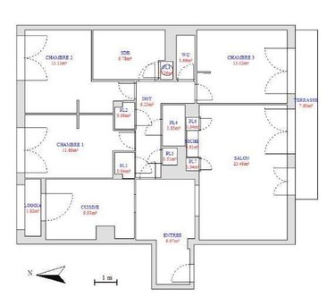 Appartement a vendre Marseille 6e Arrondissement 13006 Bouches-du-Rhône 104 m2 4 pièces 298000 euros