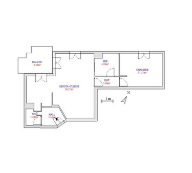 Appartement a vendre Marseille 8e Arrondissement 13008 Bouches-du-Rhône 50 m2 2 pièces 238000 euros