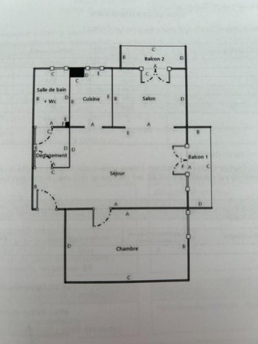 Appartement a vendre Angers 49000 Maine-et-Loire 54 m2 3 pièces 185325 euros