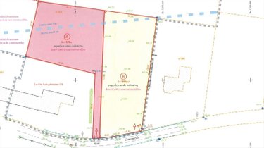 Terrain a batir a vendre Saint-Vincent-sur-Oust 56350 Morbihan 1852 m2  45156 euros