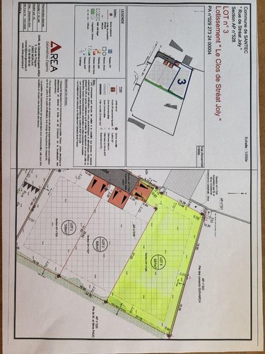 Terrain a batir a vendre Santec 29250 Finistère 697 m2  146140 euros