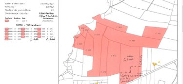 Terrains de loisirs bois etangs a vendre Villandraut 33730 Gironde 140000 m2  106000 euros