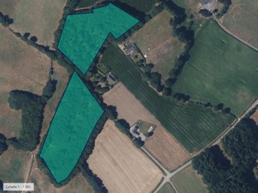 Terrains de loisirs bois etangs a vendre Carelles 53120 Mayenne 27100 m2  17500 euros