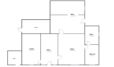 Maison a vendre Cérans-Foulletourte 72330 Sarthe 90 m2  53000 euros
