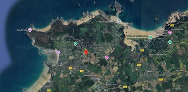 Terrain a batir a vendre Erquy 22430 Côtes-d'Armor 522 m2  145246 euros