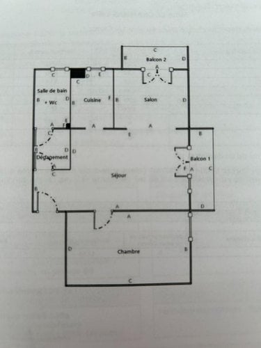 Appartement a vendre Angers 49000 Maine-et-Loire 54 m2 3 pièces 185325 euros
