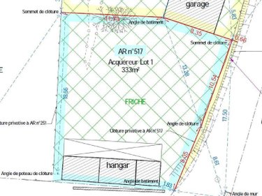 Terrain a batir a vendre Vern-sur-Seiche 35770 Ille-et-Vilaine 333 m2  146000 euros