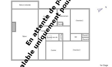 Maison a vendre Cloyes-les-Trois-Rivières 28220 Eure-et-Loir 80 m2 4 pièces 121670 euros