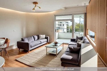 Appartement a vendre Orvault 44700 Loire-Atlantique 63 m2 4 pièces 165000 euros