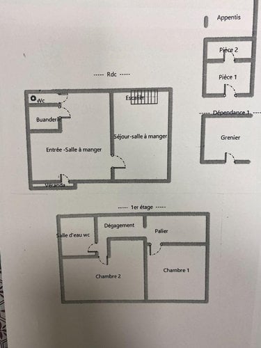 Maison a vendre Buzançais 36500 Indre 70 m2 3 pièces 96600 euros