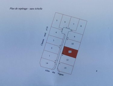 Terrain a batir a vendre Roaillan 33210 Gironde 702 m2  88000 euros