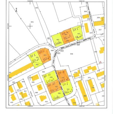 Terrain a batir a vendre Gouville-sur-Mer 50560 Manche 443 m2  83240 euros