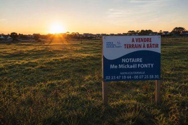 Terrain a batir a vendre Gouville-sur-Mer 50560 Manche 443 m2  83240 euros