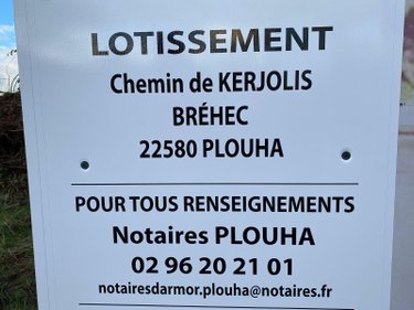 Terrain a batir a vendre Plouha 22580 Côtes-d'Armor 499 m2  78352 euros