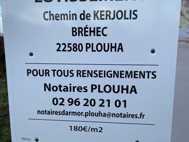 Terrain a batir a vendre Plouha 22580 Côtes-d'Armor 499 m2  78352 euros
