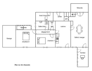 Maison a vendre Autheuil 28220 Eure-et-Loir 152 m2 7 pièces 86000 euros