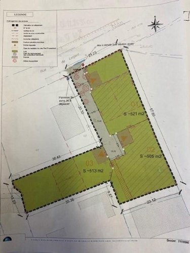 Terrain a batir a vendre Plesder 35720 Ille-et-Vilaine 505 m2  64200 euros