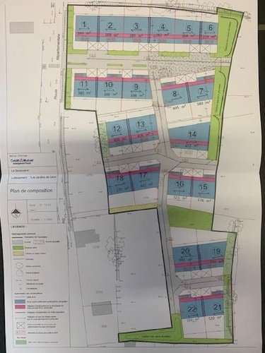 Terrain a batir a vendre La Baussaine 35190 Ille-et-Vilaine 463 m2  51000 euros