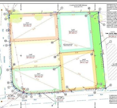 Terrain a batir a vendre Bains-sur-Oust 35600 Ille-et-Vilaine 615 m2  53456 euros