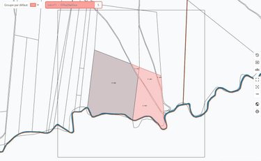 Terrains de loisirs bois etangs a vendre Cudos 33430 Gironde 72900 m2  47700 euros