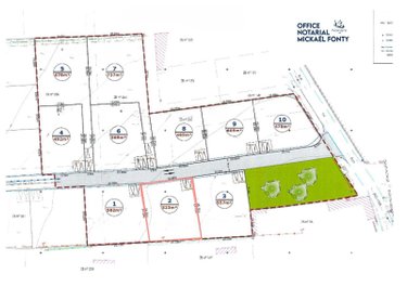 Terrain a batir a vendre Tourville-sur-Sienne 50200 Manche 523 m2  64105 euros