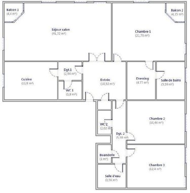 Appartement a vendre Bordeaux 33000 Gironde 136 m2 4 pièces 750000 euros