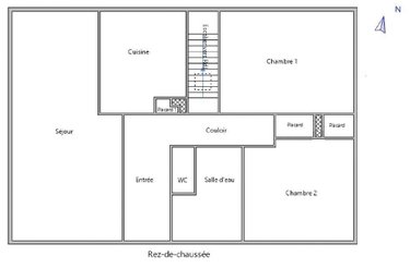 Maison a vendre Saint-Denis-Lanneray 28200 Eure-et-Loir 73 m2 3 pièces 123000 euros