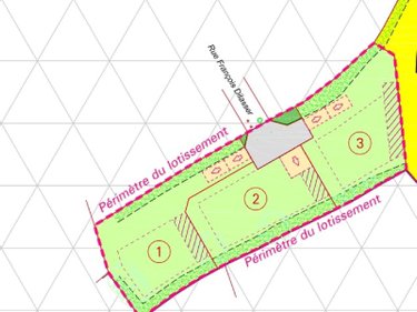Terrain a batir a vendre Lesneven 29260 Finistère 409 m2  57170 euros
