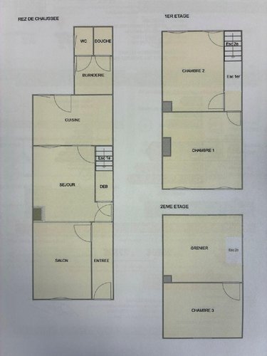 Maison a vendre Armentières 59280 Nord 75 m2 4 pièces 74800 euros