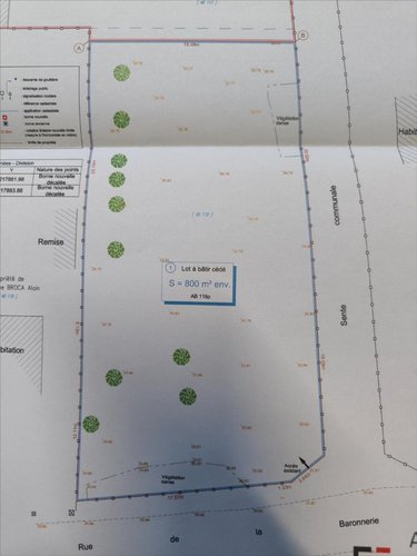 Terrain a batir a vendre Heudreville-sur-Eure 27400 Eure 800 m2  60000 euros