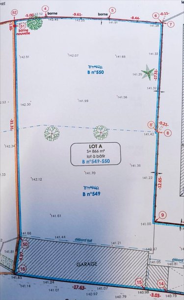 Terrain a batir a vendre Canappeville 27400 Eure 866 m2  55000 euros