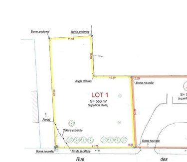 Terrain a batir a vendre Saint-Denis-Lanneray 28200 Eure-et-Loir 553 m2  45000 euros