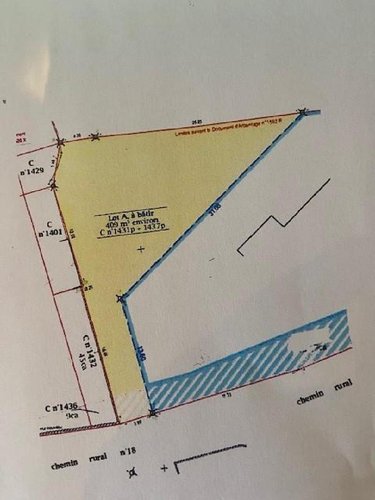 Terrain a batir a vendre Miniac-Morvan 35540 Ille-et-Vilaine 410 m2  69960 euros
