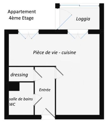 Appartement a vendre Le Mans 72000 Sarthe 32 m2 1 pièce 55120 euros