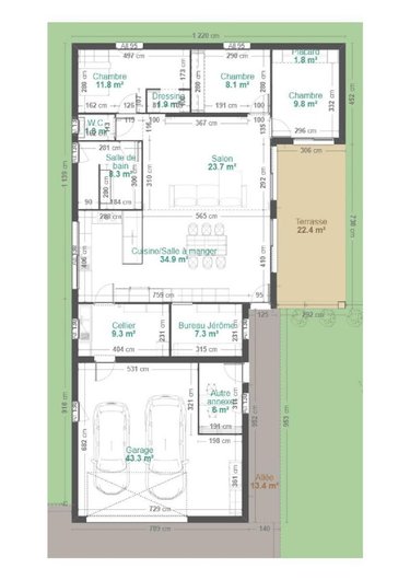 Maison a vendre Uriménil 88220 Vosges 115 m2 5 pièces 349000 euros