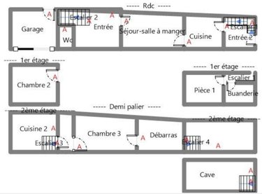 Maison a vendre Écueillé 36240 Indre 103 m2 7 pièces 19500 euros
