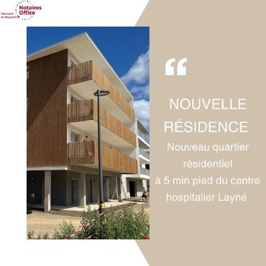 Appartement a vendre Mont-de-Marsan 40000 Landes 43 m2 2 pièces 155820 euros