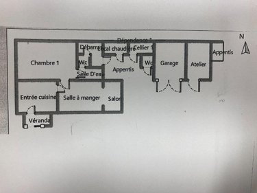 Maison a vendre Argy 36500 Indre 66 m2 2 pièces 44660 euros