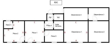 Maison a vendre Ménéac 56490 Morbihan 120 m2 9 pièces 46000 euros