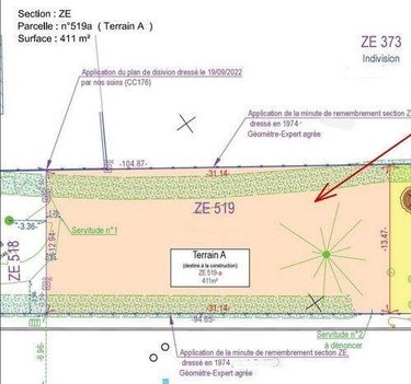 Terrain a batir a vendre Warmeriville 51110 Marne 411 m2  75000 euros