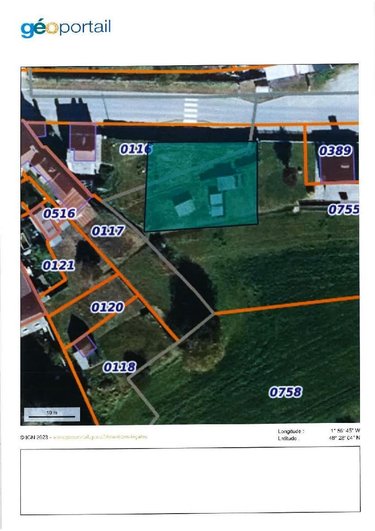 Terrain a batir a vendre Lanvallay 22100 Côtes-d'Armor 495 m2  63600 euros