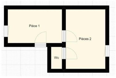 Appartement a vendre Baden 56870 Morbihan 21 m2 2 pièces 46000 euros