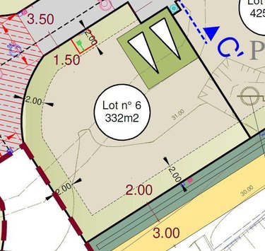 Terrain a batir a vendre Saint-Erblon 35230 Ille-et-Vilaine 473 m2  115890 euros