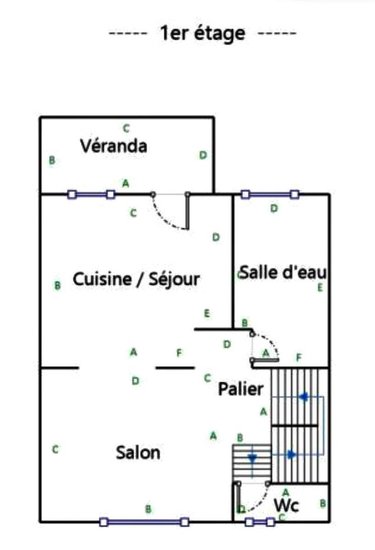 Maison a vendre Tours 37000 Indre-et-Loire 91 m2 5 pièces 304900 euros