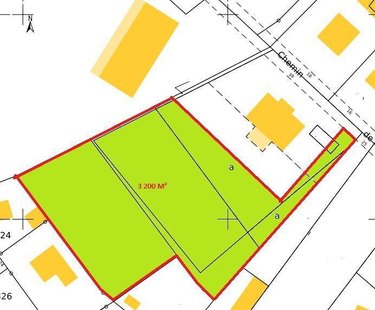 Terrain a batir a vendre Arnage 72230 Sarthe 3200 m2  189000 euros