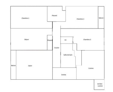 Appartement a vendre Châteaudun 28200 Eure-et-Loir 91 m2 4 pièces 70700 euros